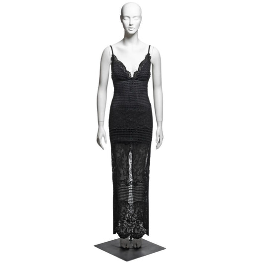 Gianni Versace FW 1993 - Collectors item Lace Fitted Evening Dress