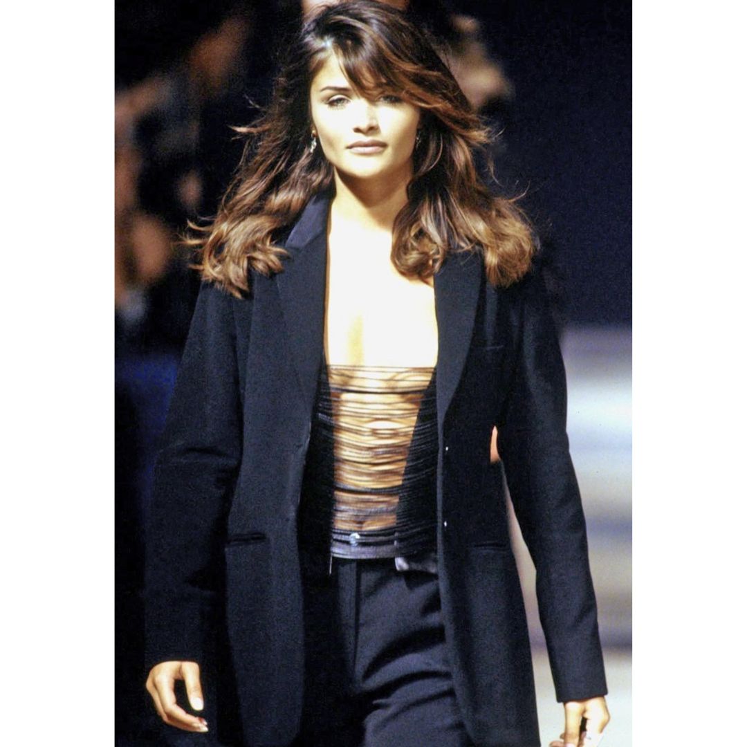 Helmut Lang ULTRA RARE F/W 1992 Leather Cord Vest