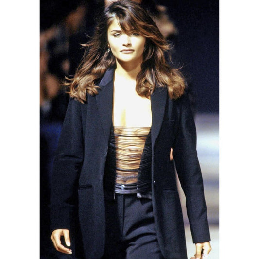 Helmut Lang ULTRA RARE F/W 1992 Leather Cord Vest