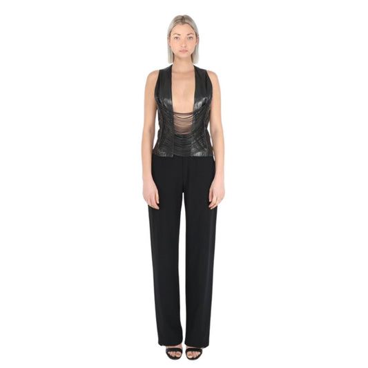 Helmut Lang ULTRA RARE F/W 1992 Leather Cord Vest