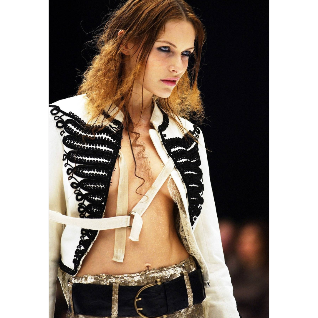 Alexander McQueen COLLECTOR S/S 2003 'Irere' Soutache Jacket