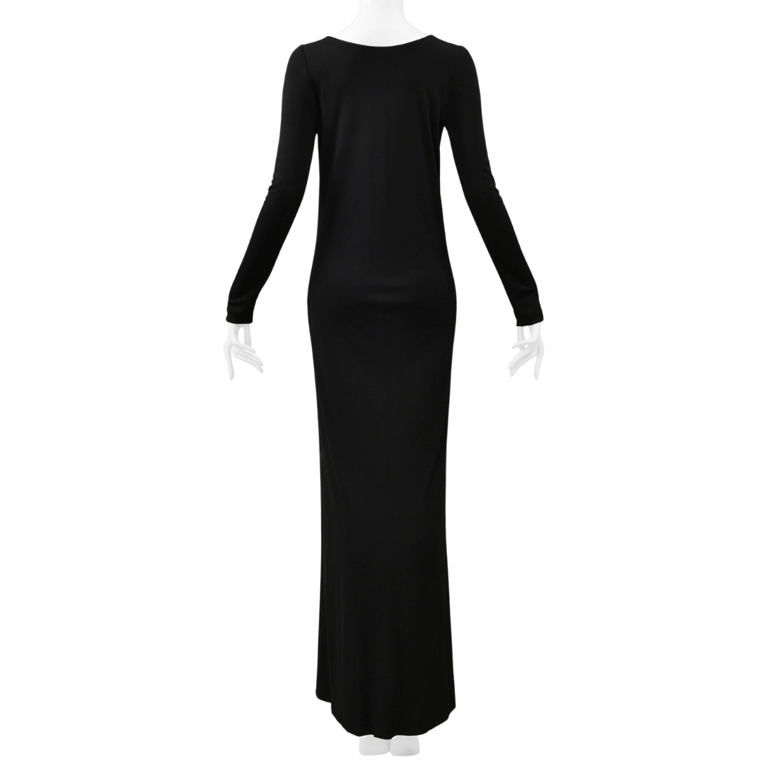 Gucci By Tom Ford S/S 1996 Iconic cutout gown with gold belt