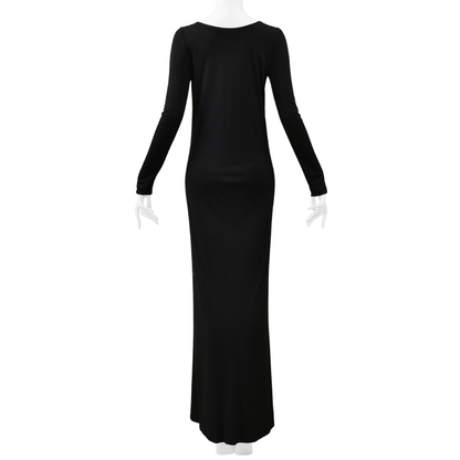 Gucci By Tom Ford S/S 1996 Iconic cutout gown with gold belt