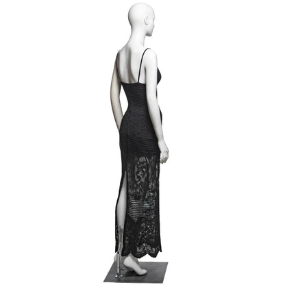 Gianni Versace FW 1993 - Collectors item Lace Fitted Evening Dress