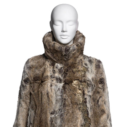 Chloé by Stella McCartney FW 2001 - Faux Fur Embellished Jacket