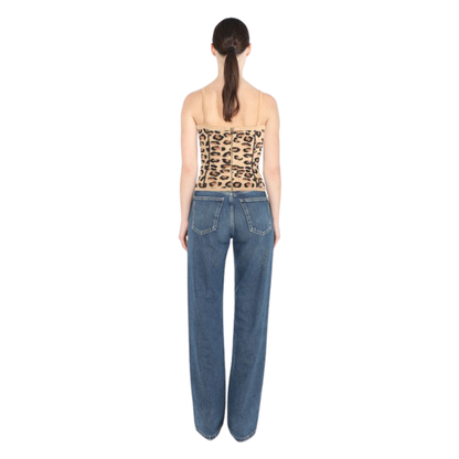 Alaïa F/W 1991 Leopard Bustier Top
