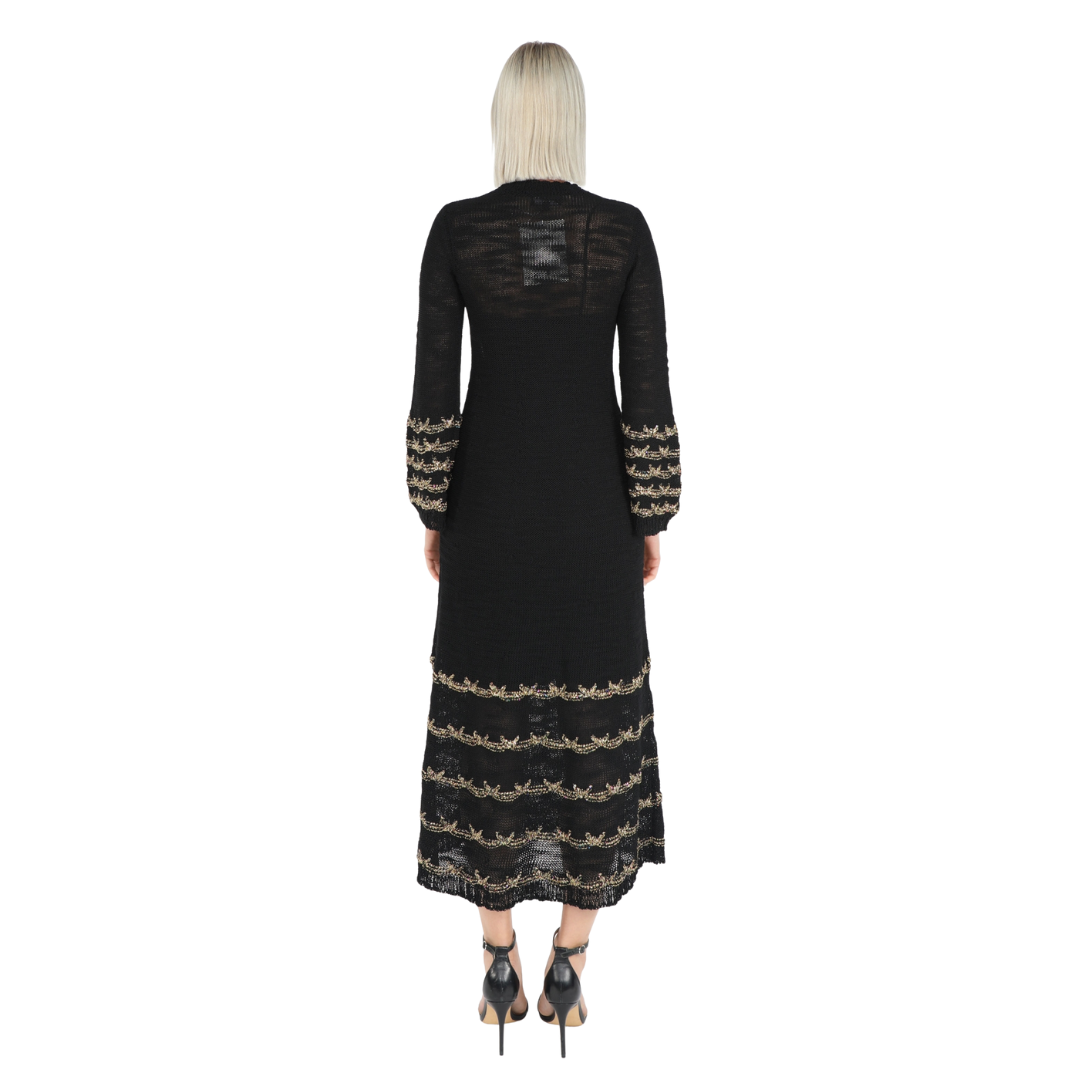 Chanel Pre-Fall 2025 Paris-Hangzhou Lamé Crochet Dress