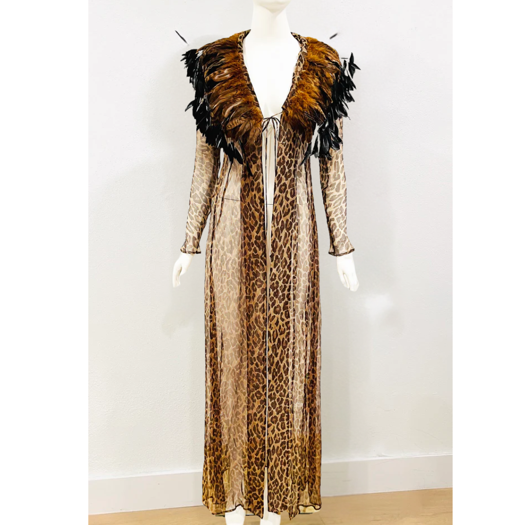 Dolce & Gabbana FW 1997 Feathered Jacket