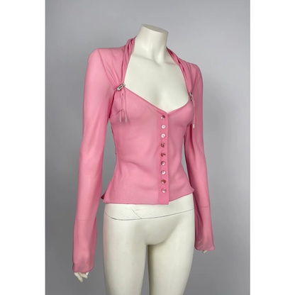 Dior by John Galliano long sleeve top early 2000’s