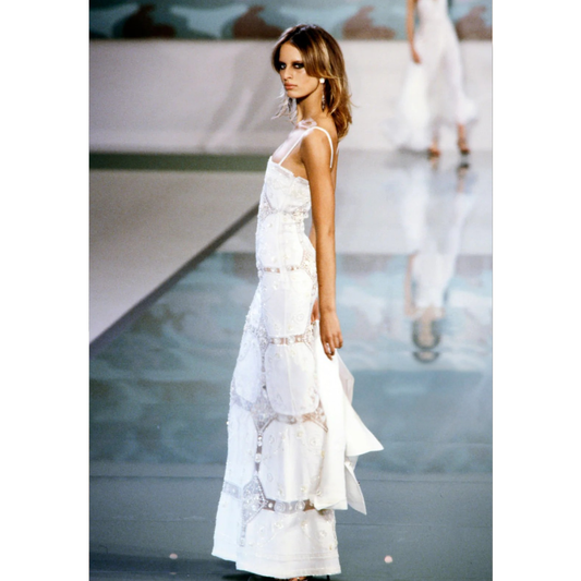 Valentino SS 2003 Dress embellished with crystals, beads and intricate hand embroidery