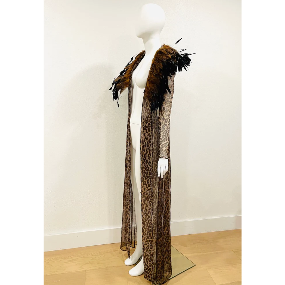 Dolce & Gabbana FW 1997 Feathered Jacket