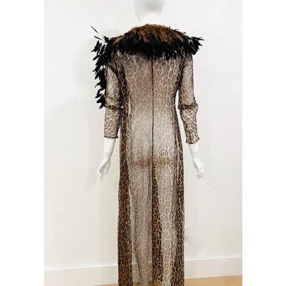 Dolce & Gabbana FW 1997 Feathered Jacket