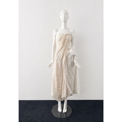 Yohji Yamamoto SS 2009 Deconstructed strapless dress