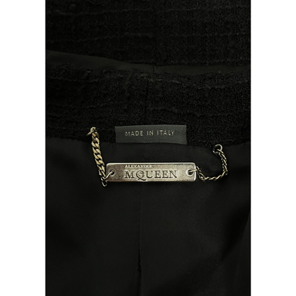 Alexander McQueen F/W 2003 Tweed Zipper blazer