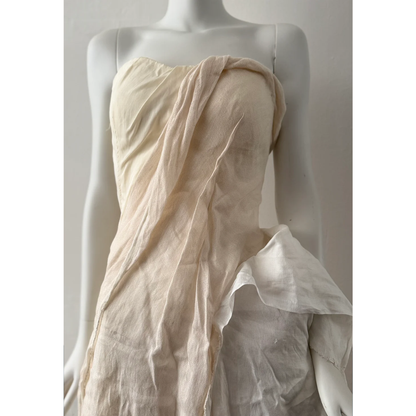 Yohji Yamamoto SS 2009 Deconstructed strapless dress
