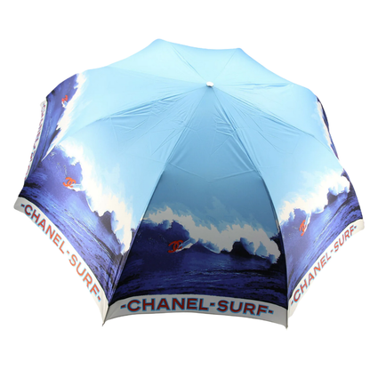 Chanel Vintage 2002 Surf Line Blue Umbrella