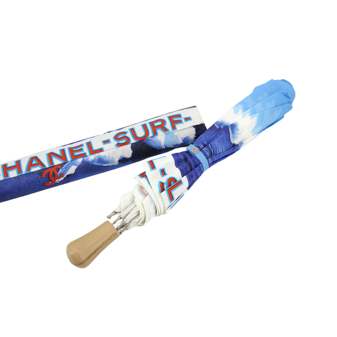 Chanel Vintage 2002 Surf Line Blue Umbrella