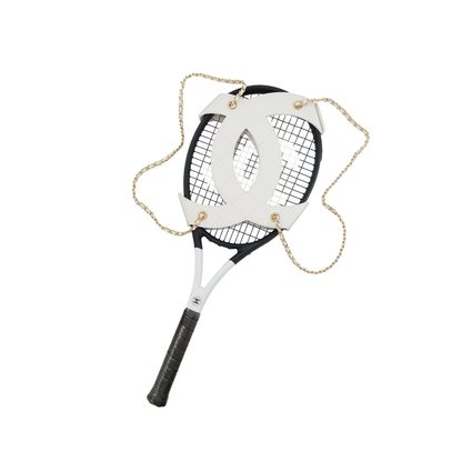 Chanel 23C Pink Large Tennis Racquet & Bag